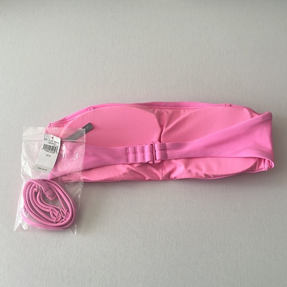 Aerie Bandeau Bikini Top | Pink | Size:S - Picture 2 of 3